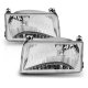 Ford Bronco 1992-1996 Crystal Headlights Chrome