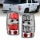 Chevy Suburban 2000-2006 Clear LED Tail Lights