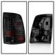 Dodge Ram 3500 2013-2018 Midnight Black LED Tail Lights P-Series