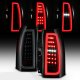 Chevy Tahoe 2015-2020 Black Smoked Tube Full LED Tail Lights