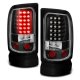 Dodge Ram 3500 1994-2002 LED Tail Lights Black