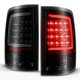 Dodge Ram 2009-2018 Black Smoked LED Tail Lights Tube