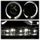 VW Golf 2006-2009 Black Halo Projector Headlights with LED Daytime Running Lights