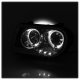 Chrysler 300C 2005-2010 Smoked Halo Projector Headlights with LED