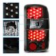 GMC Yukon Denali 2001-2006 Black LED Tail Lights