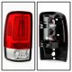 Chevy Suburban 2000-2006 Red and Clear LED Tail Lights Tube