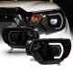 Toyota Tacoma 2012-2015 Black Smoked LED DRL Projector Headlights