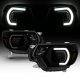 Toyota Tacoma 2012-2015 Black Smoked LED DRL Projector Headlights