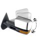 GMC Sierra 3500HD 2007-2014 Chrome Power Folding Tow Mirrors LED Lights