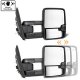Ford F350 Super Duty 2008-2016 White Tow Mirrors Smoked LED Lights Power Heated