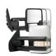 Ford F450 Super Duty 2008-2016 White Tow Mirrors Clear LED Lights Power Heated