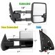 Ford F450 Super Duty 1999-2007 White Tow Mirrors Smoked Switchback LED DRL Sequential Signal