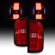 GMC Sierra 3500HD Dually 2015-2018 Red Clear LED Tail Lights