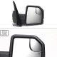 Ford F150 2015-2020 Glossy Black Side Mirrors Power Heated LED Signal Puddle Lights