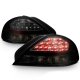 Pontiac Grand AM 1999-2005 Black Smoked LED Tail Lights