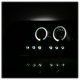 Dodge Ram 2002-2005 Black Smoked Halo Projector Headlights with LED