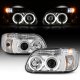 Mercury Mountaineer 1997 Clear Dual Halo Projector Headlights