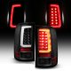 GMC Sierra 2500HD 2007-2014 Black LED Tail Lights Tube