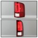 Chevy Silverado 3500HD 2007-2014 Red and Clear LED Tail Lights Tube