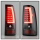 Chevy Silverado 1500HD 2003-2006 Black LED Tube Tail Lights