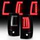 Chevy Suburban 2000-2006 Black Smoked LED Tail Lights Tube