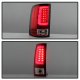 GMC Sierra 2007-2013 Red and Clear LED Tail Lights Tube