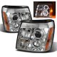 Cadillac Escalade 2003-2006 Clear Halo Projector Headlights with LED