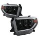 Toyota Tundra SR 2014-2017 Black Quad LED Projector Headlights Facelift DRL