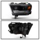 Dodge Ram 1500 2019-2023 Black Projector Headlights LED DRL Dynamic Signal
