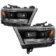 Dodge Ram 1500 2019-2023 Black Projector Headlights LED DRL Dynamic Signal