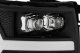 Chevy Silverado 2007-2013 Black LED Quad Projector Headlights DRL Dynamic Signal Activation