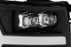 Chevy Silverado 3500HD 2007-2014 Black LED Quad Projector Headlights DRL Dynamic Signal Activation