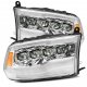 Dodge Ram 2009-2018 5th Gen LED Quad Projector Headlights DRL