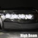 Dodge Ram 2009-2018 5th Gen LED Quad Projector Headlights DRL