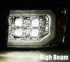 GMC Sierra 2500HD 2007-2014 LED Quad Projector Headlights DRL Dynamic Signal Activation