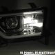 Toyota Tundra 2007-2013 Glossy Black Projector Headlights LED DRL Activation