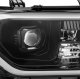 Toyota Tundra 2007-2013 Glossy Black Projector Headlights LED DRL Activation