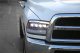 Dodge Ram 2500 2010-2018 New Glossy Black Smoked LED Quad Projector Headlights DRL