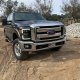 Ford F250 Super Duty 2011-2016 Glossy Black Smoked LED Quad Projector Headlights DRL Dynamic Signal Activation