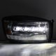 Dodge Ram 3500 2006-2009 Glossy Black Smoked LED Quad Projector Headlights DRL Dynamic Signal