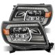 Toyota Tacoma 2005-2011 Black LED Headlights DRL Signal Activation