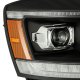 Dodge Ram 3500 2006-2009 New Black LED Projector Headlights DRL Dynamic Signal Activation