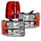 GMC Sierra Denali 2007-2013 Headlights and LED Tail Lights