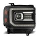 2015 GMC Sierra 2500HD SLE Black Projector Headlights LED DRL Dynamic Signal Activation