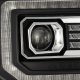 2015 GMC Sierra 2500HD SLE Black Projector Headlights LED DRL Dynamic Signal Activation