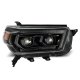 Toyota 4Runner 2010-2013 Glossy Black Smoked Projector Headlights LED DRL Signal