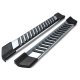 Chevy Silverado 2500 Regular Cab 2001-2004 Running Boards Step Stainless 6 Inch