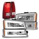 Chevy Silverado 1500HD 2003-2006 Tube DRL Headlights LED Tail Lights