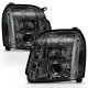 GMC Yukon XL 2007-2014 Smoked Halo Projector Headlights with LED