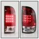 Toyota Tacoma 1995-2000 Red and Clear LED Tail Lights